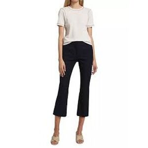 Women’s Frame Le Crop Mini boot pant trouser black size 0